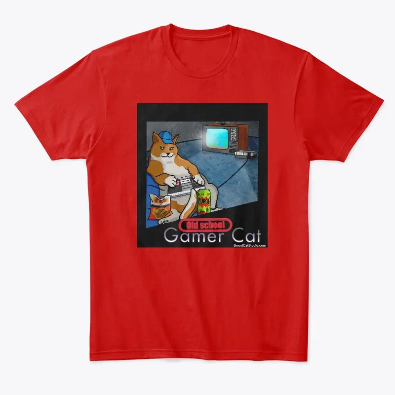 Old School Gamer Cat